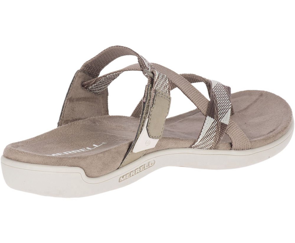 Merrell Sandaler Dame - District Mendi Thong - Grå - OBR916805